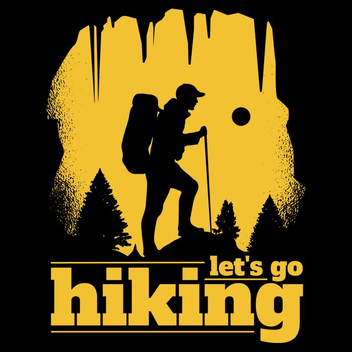 Let's Go Hiking Apron