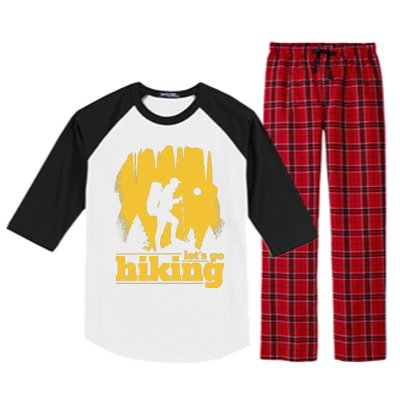 Let's Go Hiking Raglan Sleeve Pajama Set