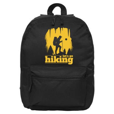 Let's Go Hiking 16 in Basic Backpack