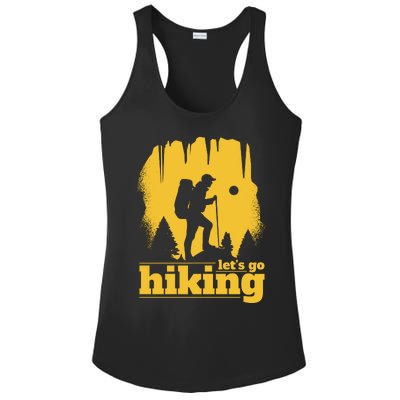 Let's Go Hiking Ladies PosiCharge Competitor Racerback Tank