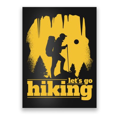 Let's Go Hiking Poster