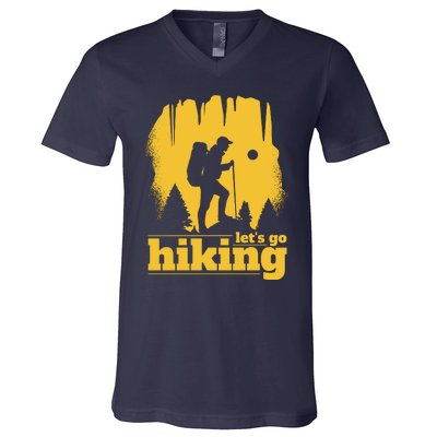 Let's Go Hiking V-Neck T-Shirt