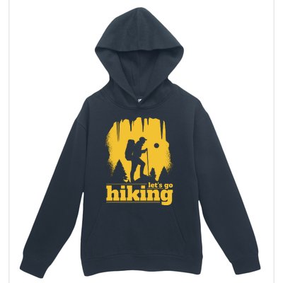 Let's Go Hiking Urban Pullover Hoodie