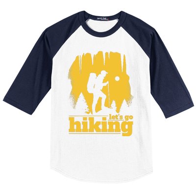 Let's Go Hiking Baseball Sleeve Shirt