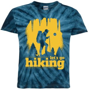 Let's Go Hiking Kids Tie-Dye T-Shirt