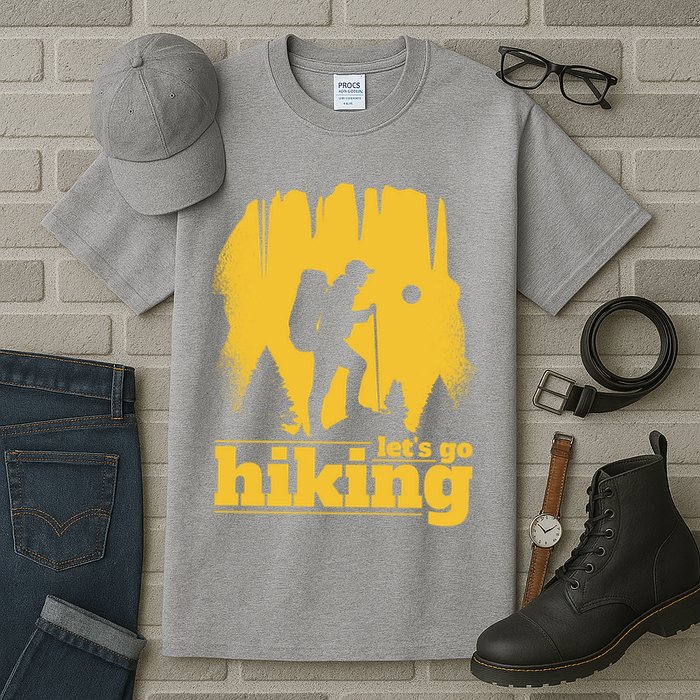 Let's Go Hiking Tall T-Shirt