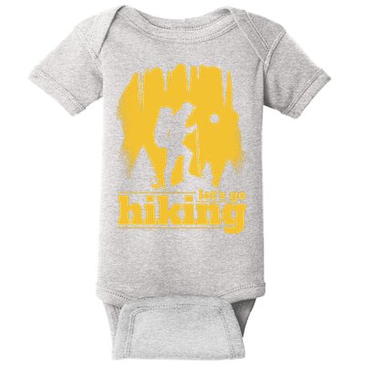 Let's Go Hiking Baby Bodysuit