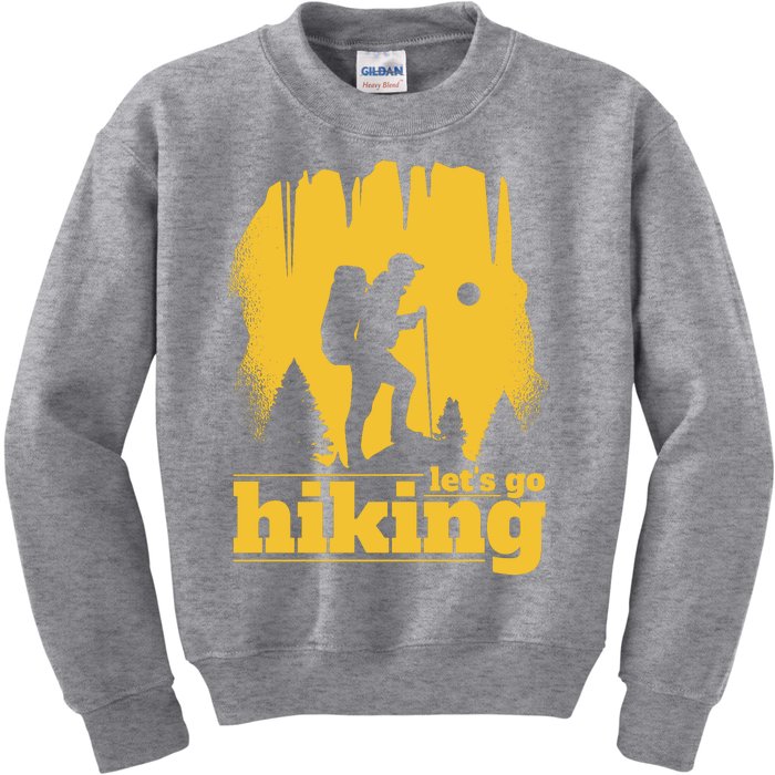 Let's Go Hiking Kids Sweatshirt