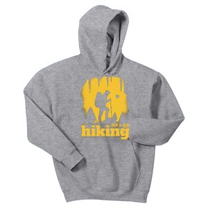 Let's Go Hiking Kids Hoodie