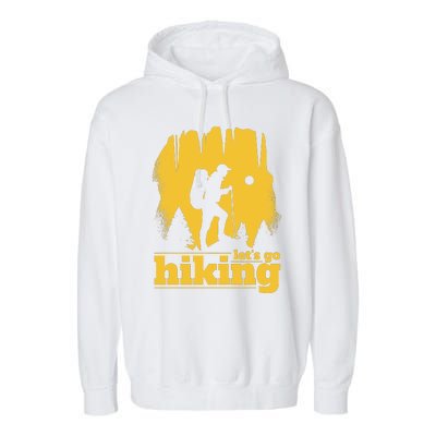 Let's Go Hiking Garment-Dyed Fleece Hoodie