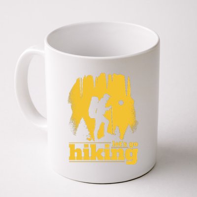 Let's Go Hiking Coffee Mug