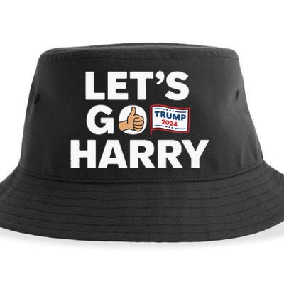 LetS Go Harry Vote For Trump 2024 Sustainable Bucket Hat