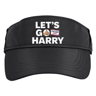 LetS Go Harry Vote For Trump 2024 Adult Drive Performance Visor