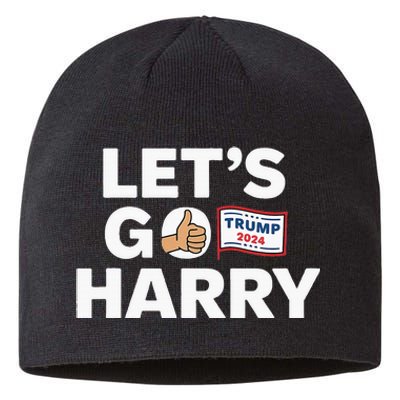 LetS Go Harry Vote For Trump 2024 Sustainable Beanie