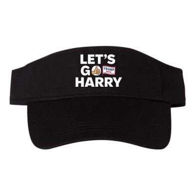 LetS Go Harry Vote For Trump 2024 Valucap Bio-Washed Visor