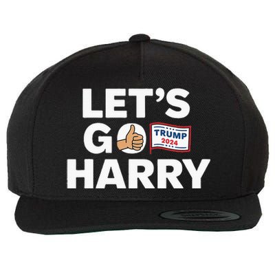 LetS Go Harry Vote For Trump 2024 Wool Snapback Cap