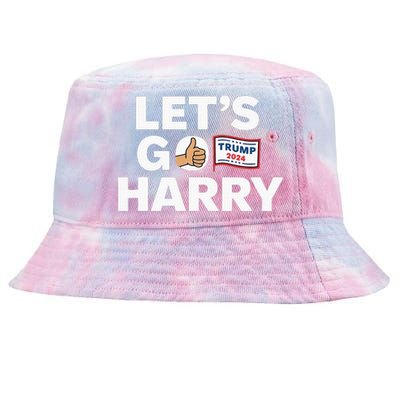 LetS Go Harry Vote For Trump 2024 Tie-Dyed Bucket Hat