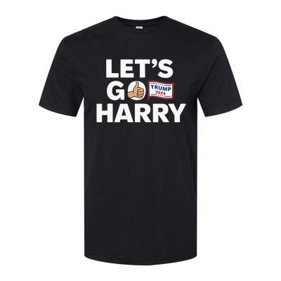 LetS Go Harry Vote For Trump 2024 Softstyle® CVC T-Shirt