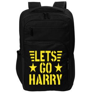 LetS Go Harry Trump 2024 Election Military Impact Tech Backpack