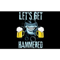 Let’s Get Hammered All Week Funny Hammerhead Shark Pun Party Bumper Sticker