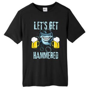 Let’s Get Hammered All Week Funny Hammerhead Shark Pun Party Tall Fusion ChromaSoft Performance T-Shirt