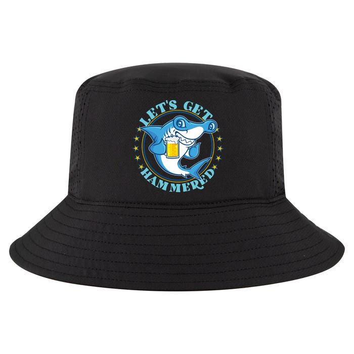 Let's Get Hammered Hammerhead Shark Beer Cool Comfort Performance Bucket Hat