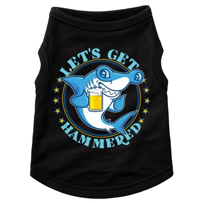 Let's Get Hammered Hammerhead Shark Beer Doggie Tank