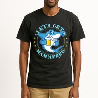 Let's Get Hammered Hammerhead Shark Beer Tall T-Shirt