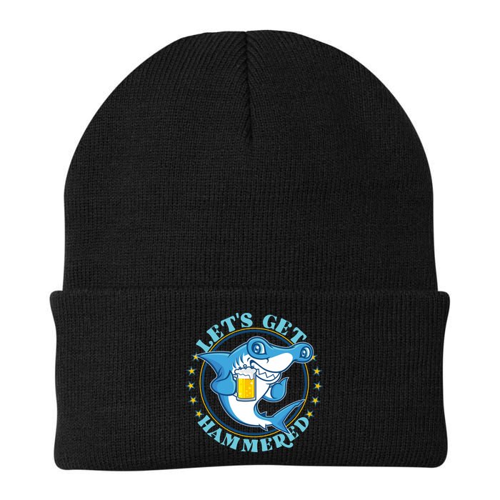 Let's Get Hammered Hammerhead Shark Beer Beanie