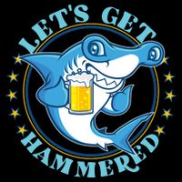 Let's Get Hammered Hammerhead Shark Beer Premium T-Shirt