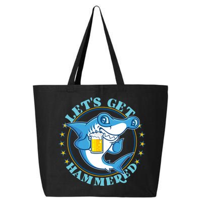 Let's Get Hammered Hammerhead Shark Beer 25L Jumbo Tote