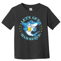 Let's Get Hammered Hammerhead Shark Beer Toddler T-Shirt