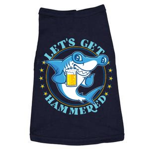 Let's Get Hammered Hammerhead Shark Beer Doggie Tank