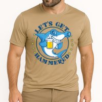 Let's Get Hammered Hammerhead Shark Beer Performance Shirt
