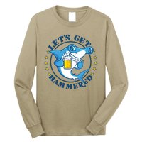 Let's Get Hammered Hammerhead Shark Beer Long Sleeve Shirt