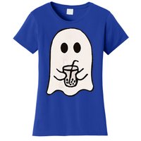 Little Ghost Ice Coffee Happy Halloween Women's T-Shirt