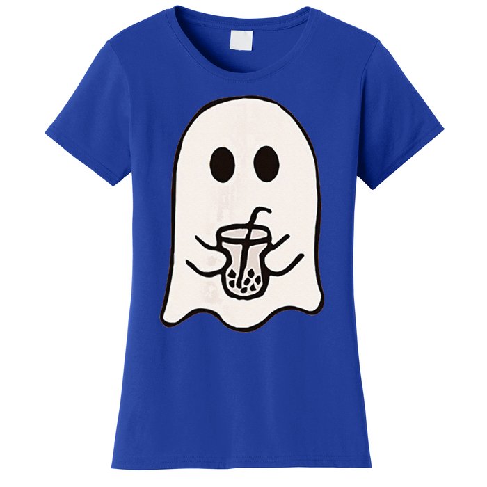 Little Ghost Ice Coffee Happy Halloween Women's T-Shirt