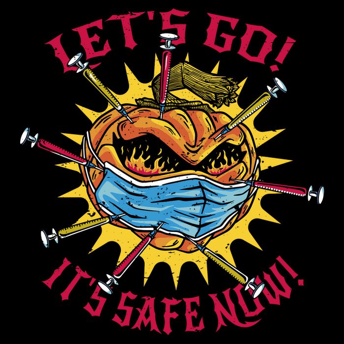 Let's Go It's Safe Now Halloween Quarantine T-Shirt
