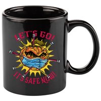 Let's Go It's Safe Now Halloween Quarantine 11oz C Handle Ceramic Mug