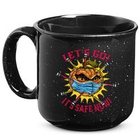 Let's Go It's Safe Now Halloween Quarantine 15oz Campfire Ceramic Mug