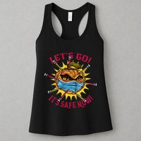 Let's Go It's Safe Now Halloween Quarantine Womens Tank Top