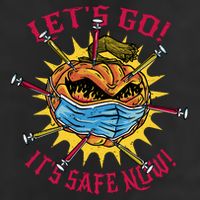Let's Go It's Safe Now Halloween Quarantine Golf Towel
