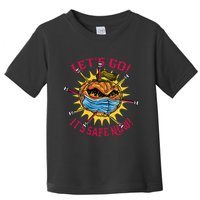 Let's Go It's Safe Now Halloween Quarantine Toddler T-Shirt