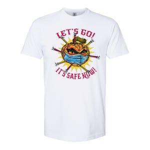 Let's Go It's Safe Now Halloween Quarantine Softstyle CVC T-Shirt