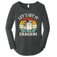 Lets Get It Crackin Crash Cart Funny Critical Care ER Nurse Women's Perfect Tri Tunic Long Sleeve Shirt