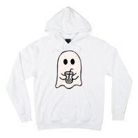 Little Ghost Ice Coffee Happy Halloween Hoodie