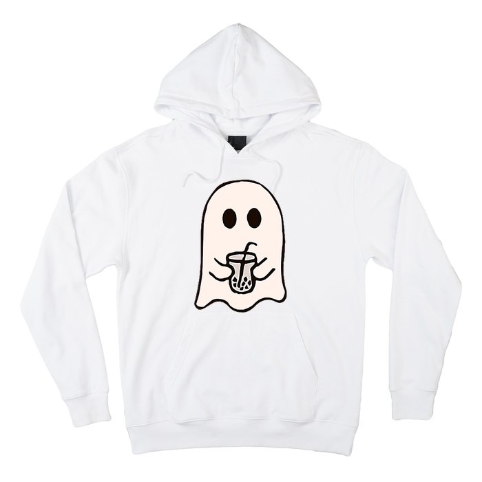 Little Ghost Ice Coffee Happy Halloween Hoodie