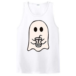 Little Ghost Ice Coffee Happy Halloween PosiCharge Competitor Tank