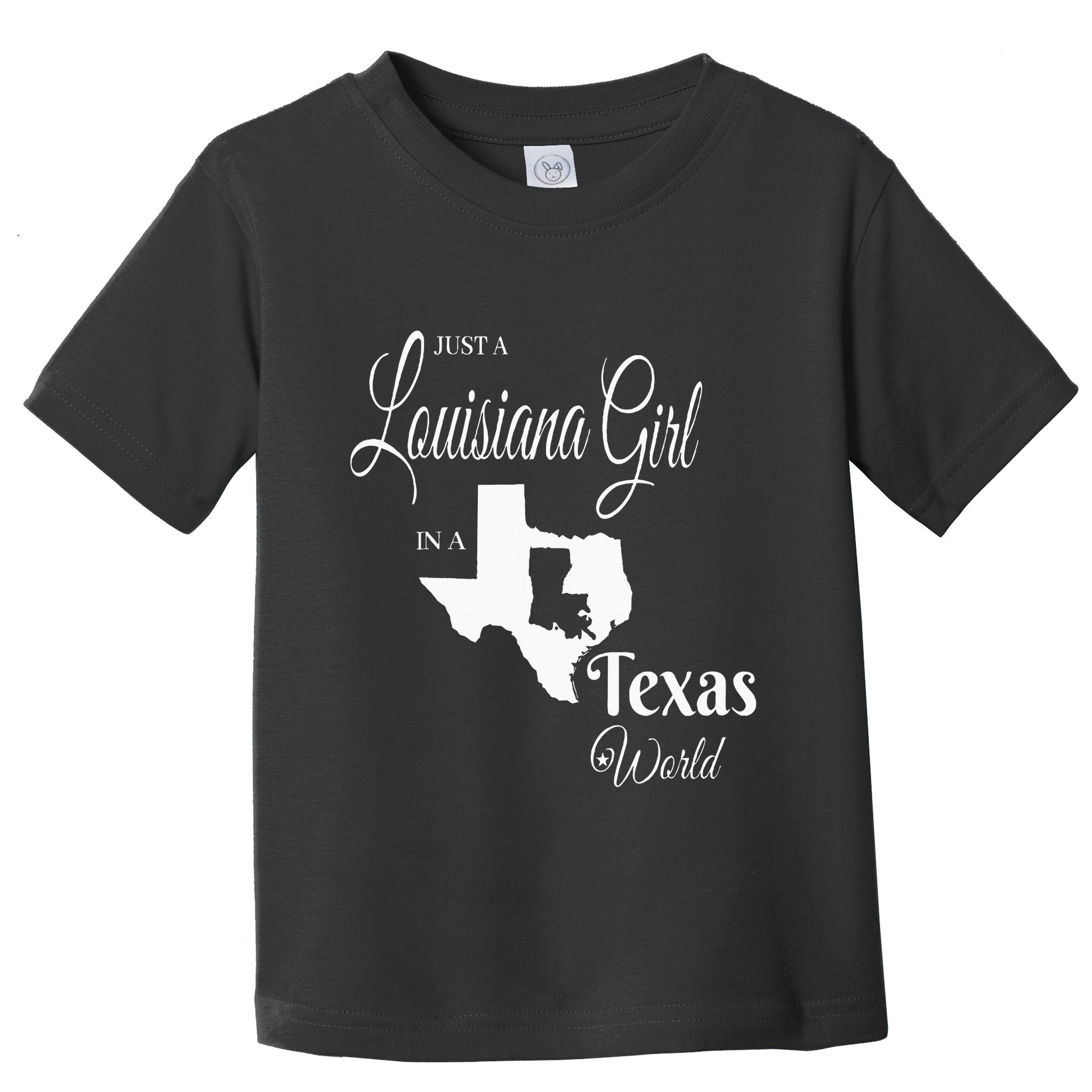  Louisiana Girl In A Texas World Toddler T-Shirt