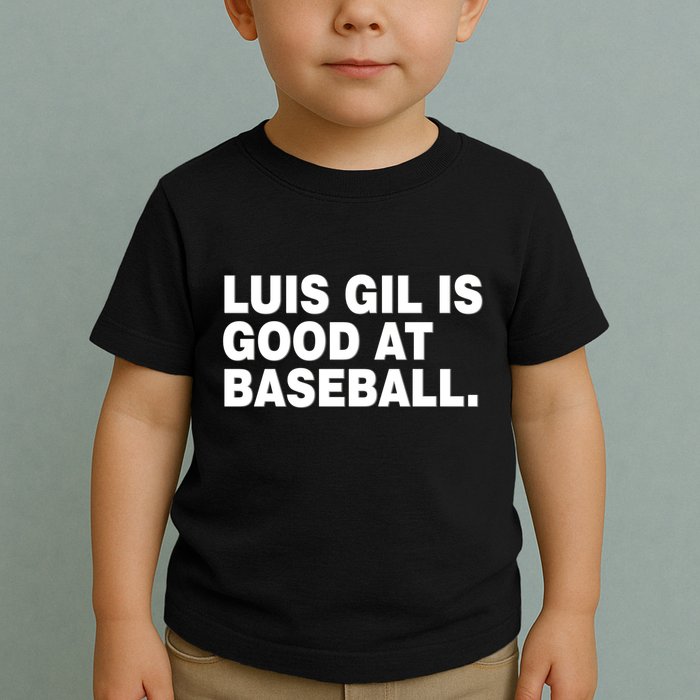 Luis Gil Is Good At Baseball Toddler T-Shirt